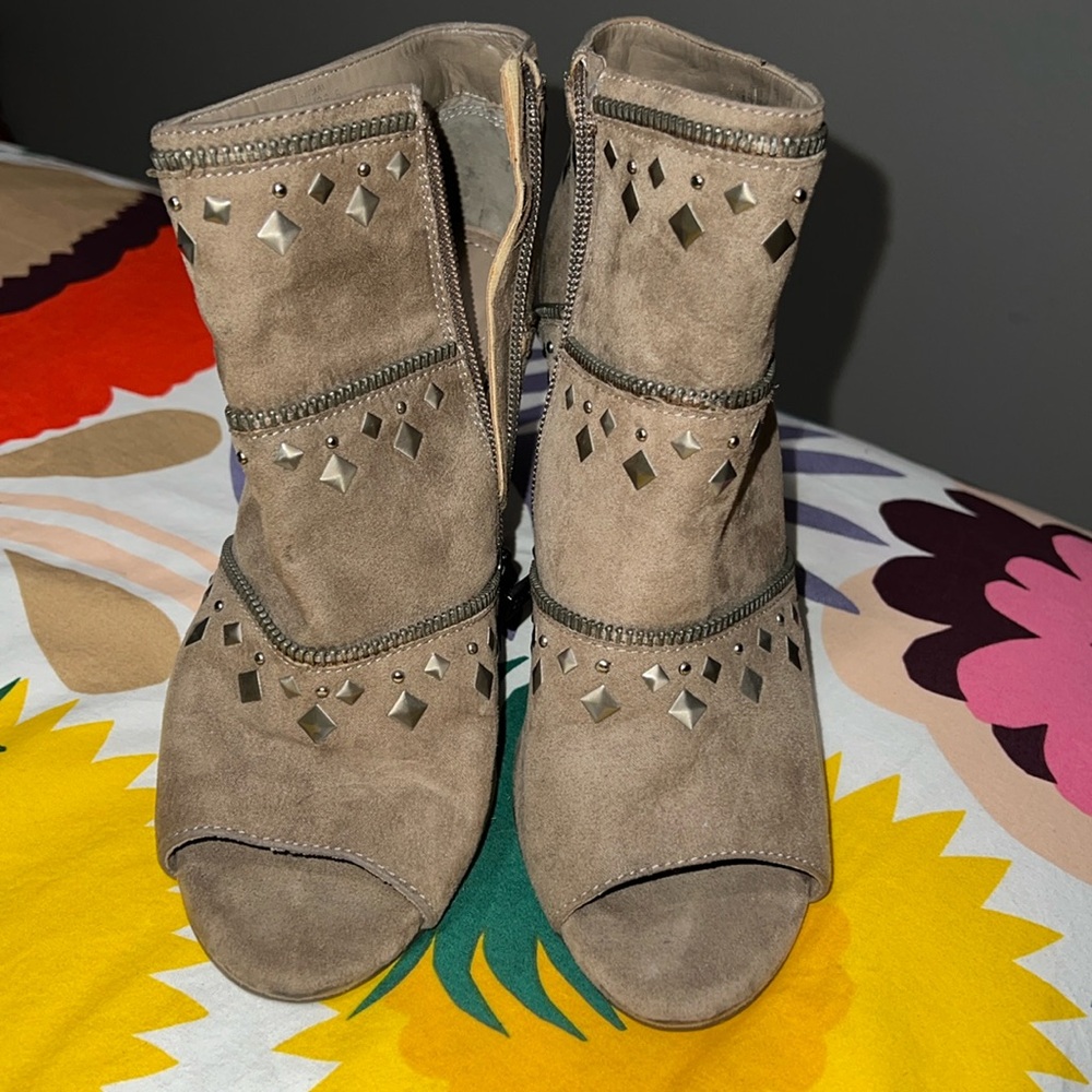 Jessica Simpson studded booties